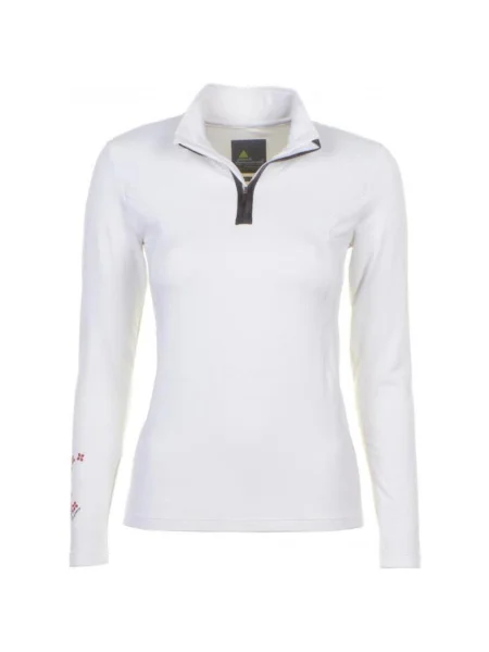 Tricou mânecă lungă Peak Mountain alb