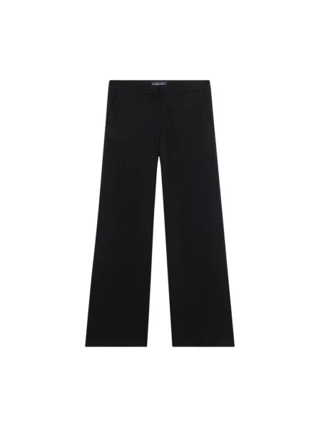 Spodnie Brooks Brothers wełniane czarne