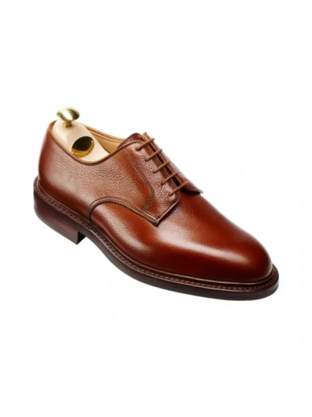 Półbuty Crockett & Jones skórzane eleganckie brązowe