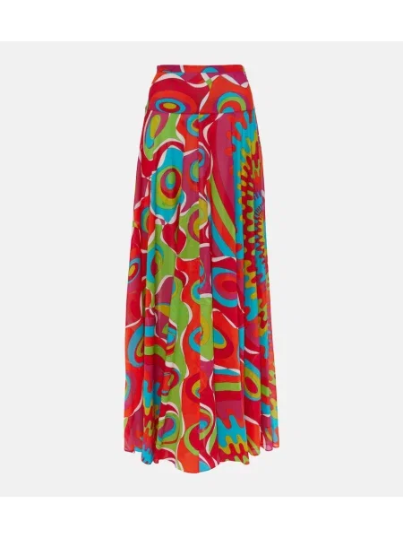 Fusta maxi Pucci cu imagine