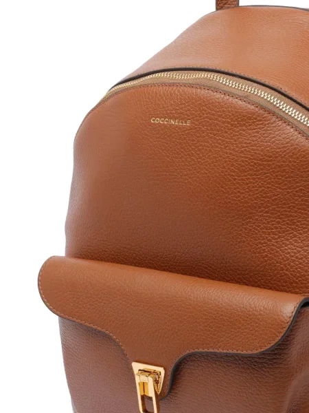 Rucsac Coccinelle din piele maro
