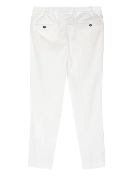 Siaurėjantys chinos kelnes Dell'oglio balta
