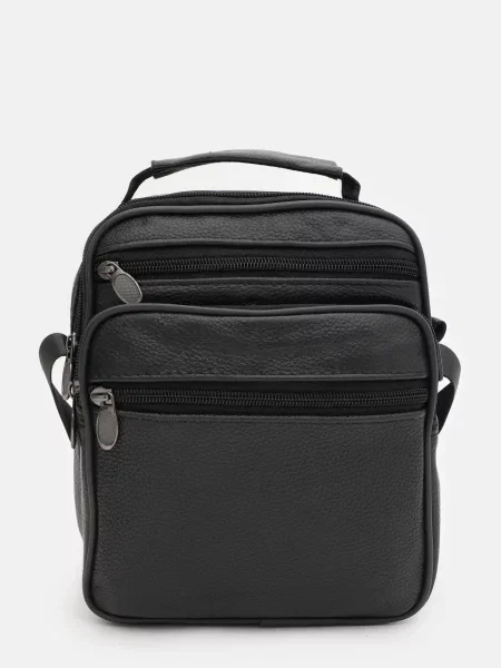 Borsa Leather Мессенджер Шкіра чорний