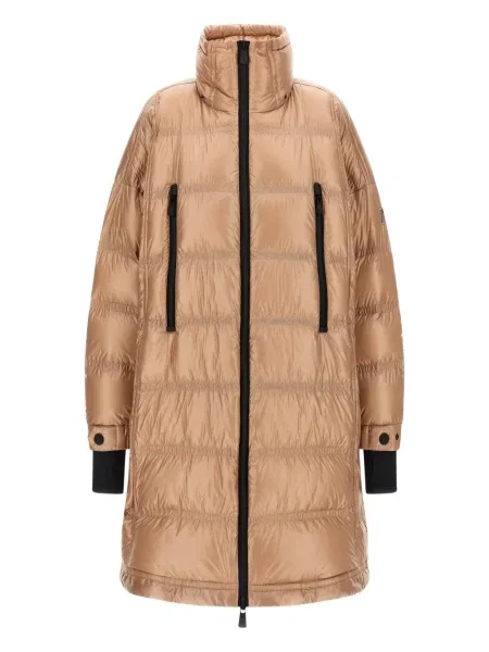 Palton Moncler Grenoble cu glugă roz