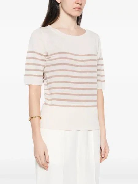 Tricou Majestic Filatures cu dungi