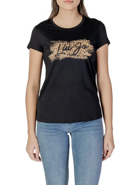 Majica Liu Jo s potiskom črna