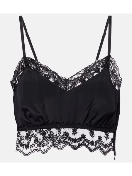 Cropp top Simone Rocha din dantelă negru