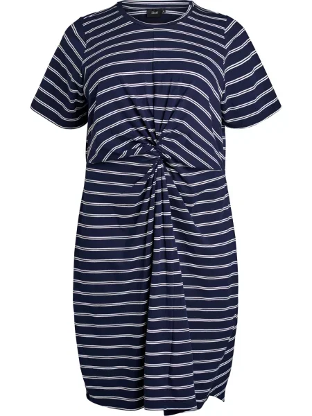 Zizzi Rochie Mmelissa albastru marin alb