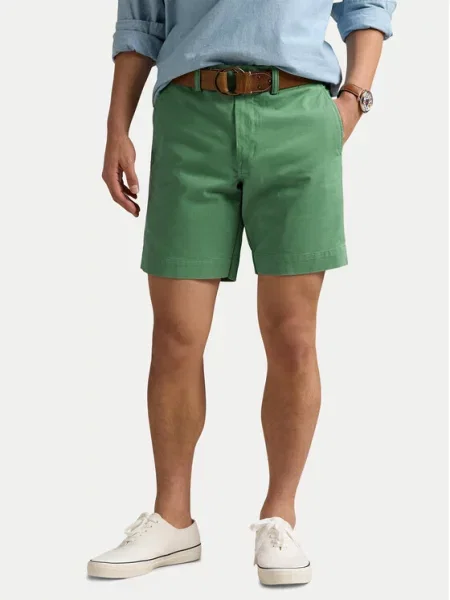 Kratke hlače iz tkanine Polo Ralph Lauren zelena