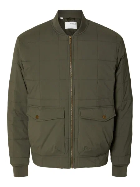 SELECTED HOMME Geacă de primăvară-toamnă SLHRICHARD pământiu