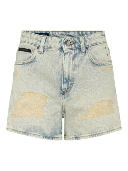 Szorty jeansowe Philipp Plein niebieskie
