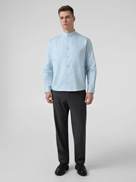 Сорочка класична Emporio Armani блакитний