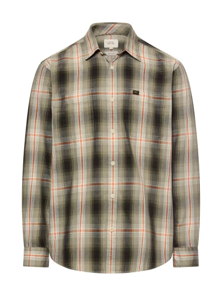 CAMEL ACTIVE Košulja svijetložuta / antracit / maslinasta / narančasta siva