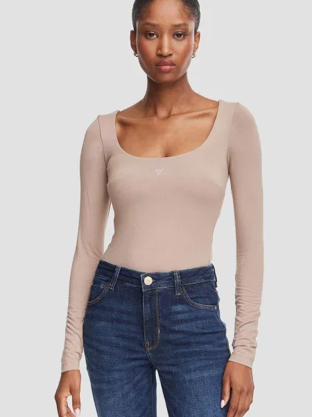Боді GUESS коричневий