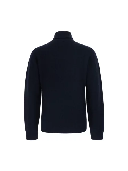 Sweter Roberto Collina niebieski