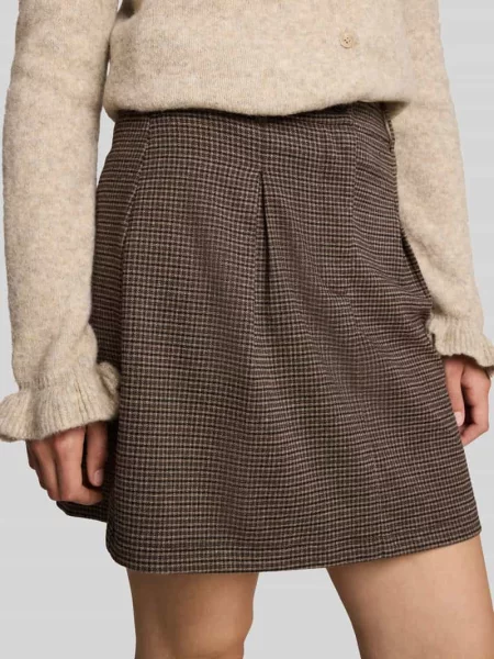 Spódnica mini z mieszanki z zakładką Tom Tailor Denim