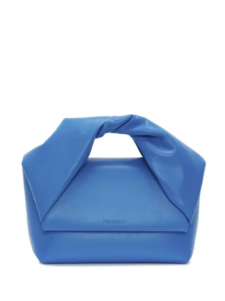 Geanta de piele Jw Anderson din piele albastru