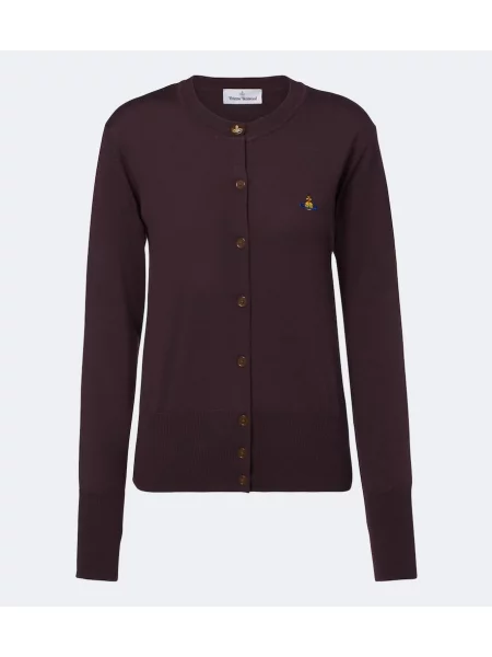 Cardigan Vivienne Westwood de lână violet