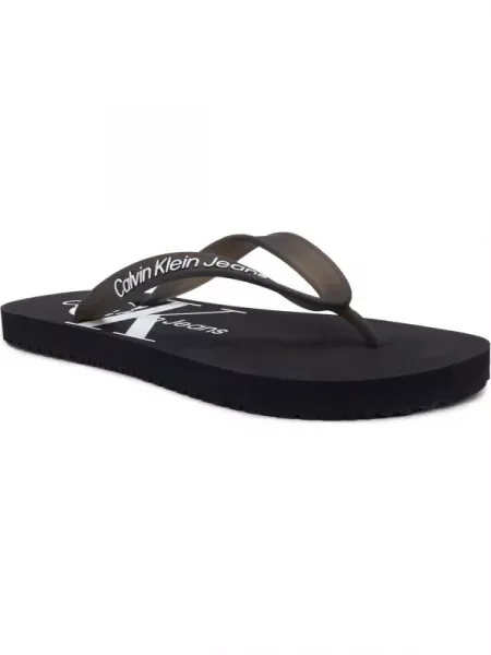 Șlapi Calvin Klein Jeans negru