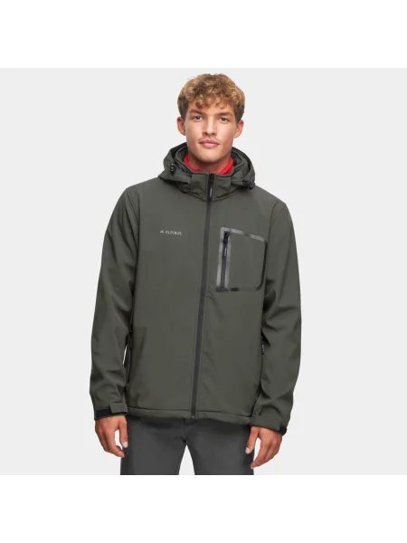 Kurtka Softshell Alpinus Stenshuvud biała