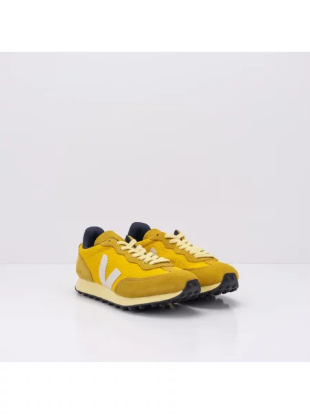 Sneakersy Veja skórzane żółte
