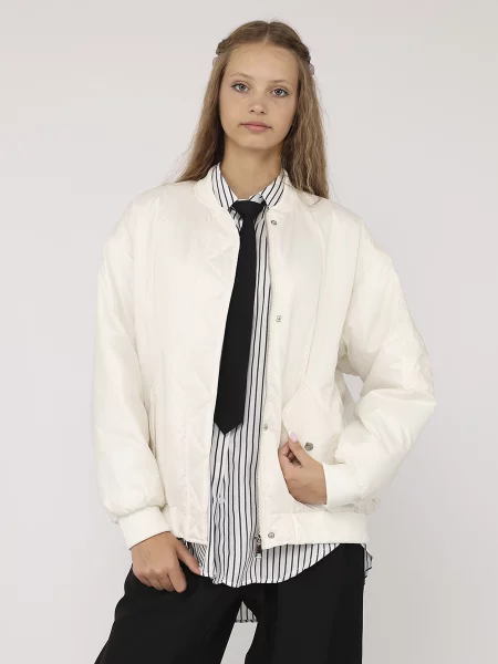 Бомбер YUKI молочний