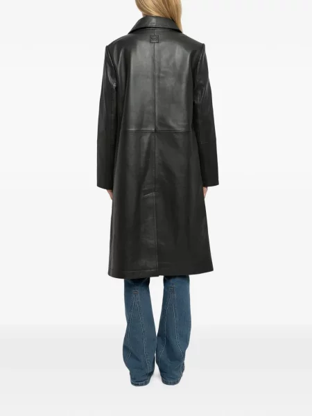 Palton Zadig&voltaire din piele negru