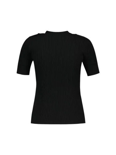 Koszulka polo Courreges czarna