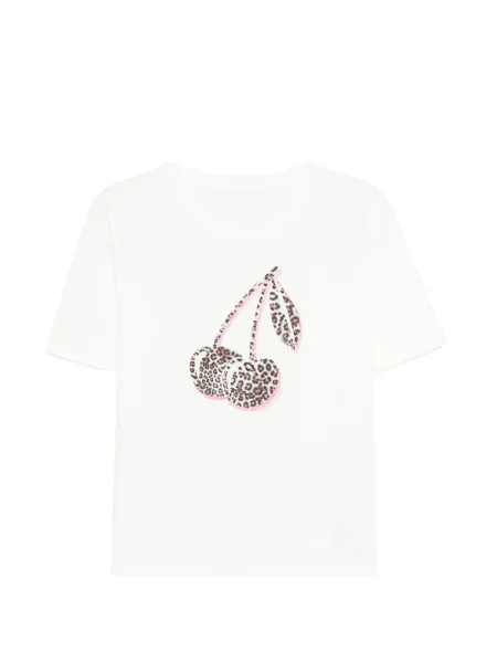 Tricou Marccain cu imagine alb