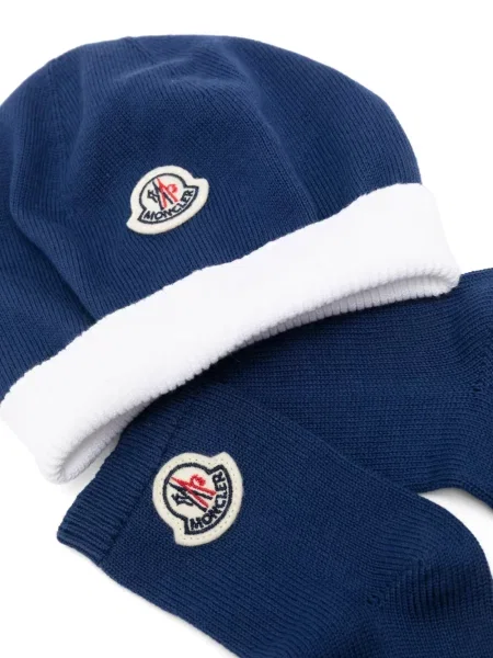 Skarpety dziecięce Moncler Enfant niebieskie