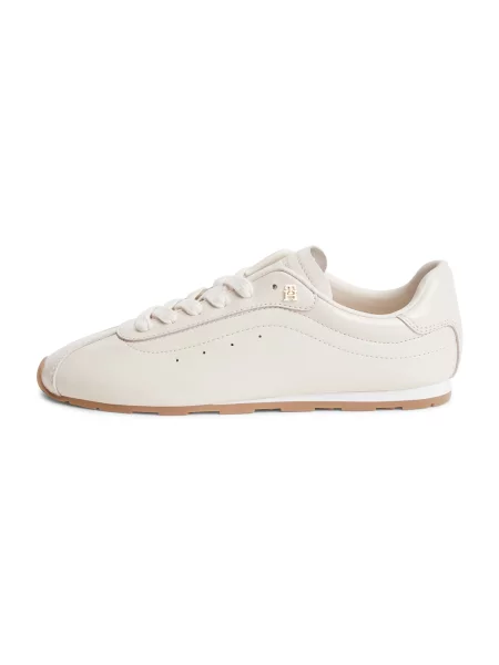 Tommy Hilfiger BELLA SNEAKER LEATHER sneakers pentru femei din piele bej