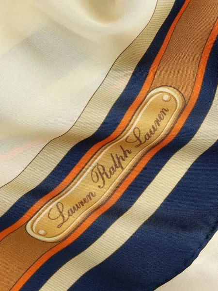 Fular Lauren Ralph Lauren de mătase cu imagine