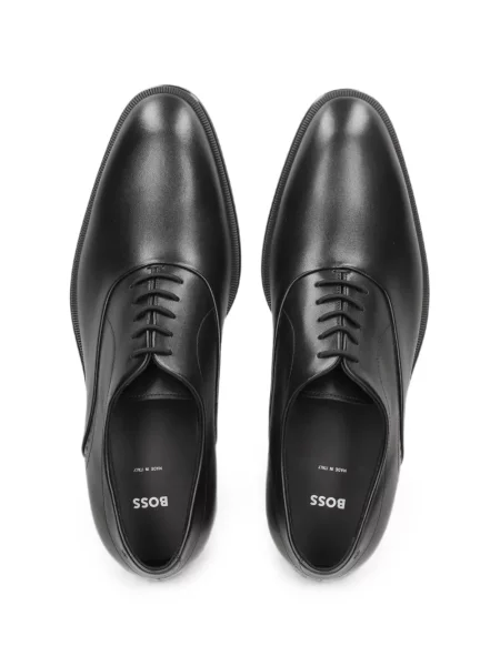 Oxford Boss din piele negru