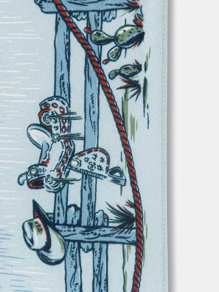 LEVI'S ® Ruta WESTERN nebeško / svetlo / zelena / rdeča / bela modra