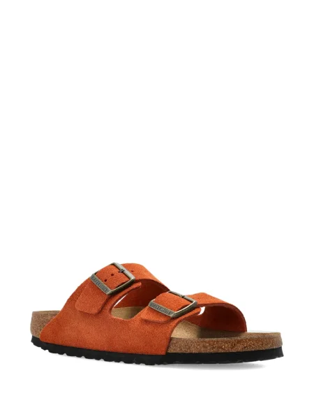 Sandale Birkenstock cu cataramă portocaliu