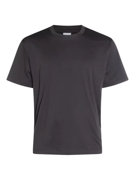 Tricou Eleventy cu decolteu rotund scurt gri