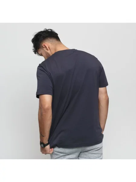 Tričko Alpha Industries Basic navy bílé