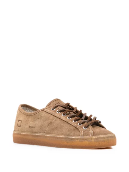 Sneakerși D.a.t.e. din piele de căprioară maro