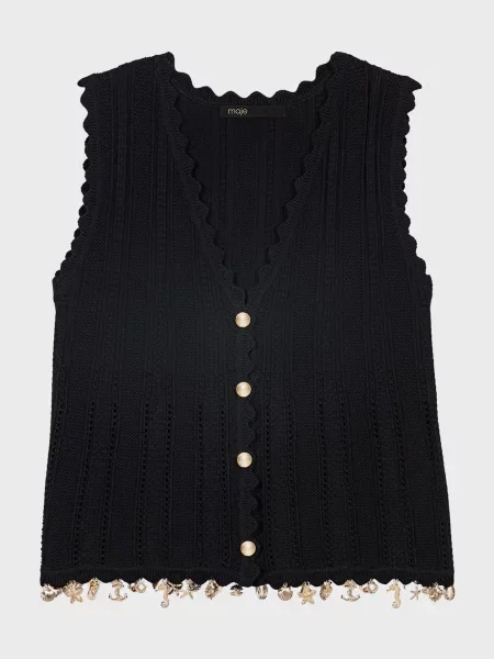 Жилет Maje чорний