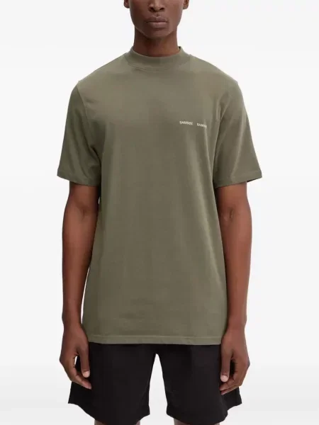 Tricou Samsøe Samsøe cu autograf verde