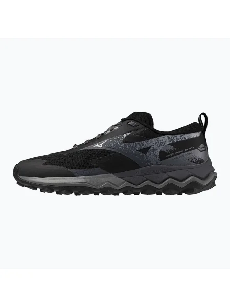 Pantofi de alergare pentru femei Mizuno Wave Ibuki 5 GTX negru/gri metalic/nuanță liniștită negru