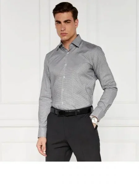 BOSS BLACK Cămașă negru