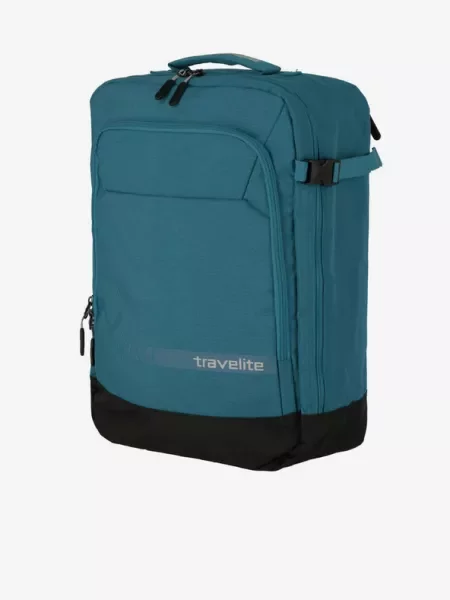 Travelite Kick Off Multibag Petrol Backpack Blue μπλε