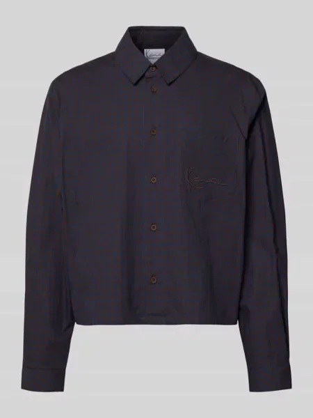 Koszula casual o kroju relaxed fit z kieszenią na piersi Karl Kani
