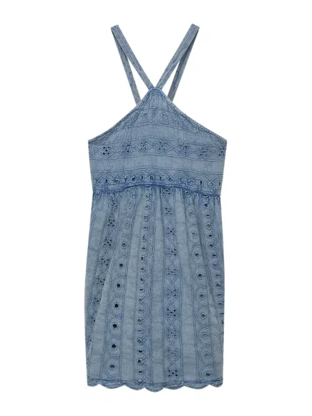 Pull&Bear Letní šaty chladná modrá