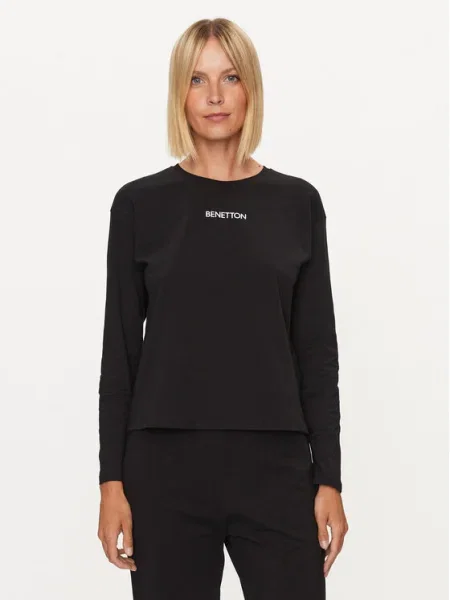 United Colors Of Benetton Cămașă pijama negru