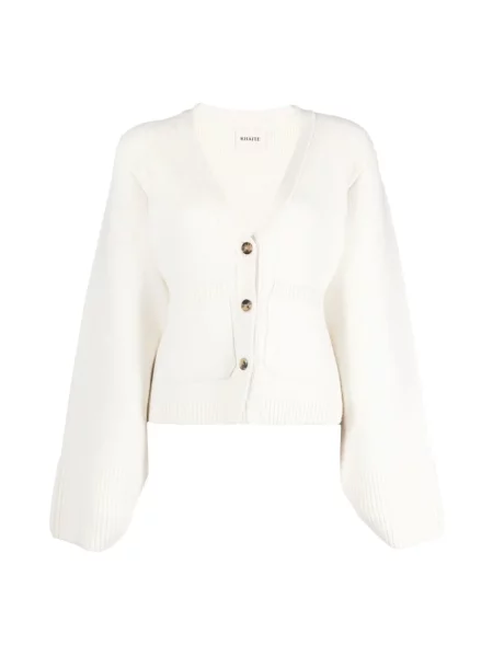 Kardigan Khaite z kaszmiru biały