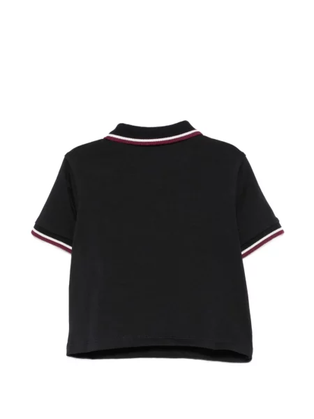 Koszulka polo dziecięca Emporio Armani czarna