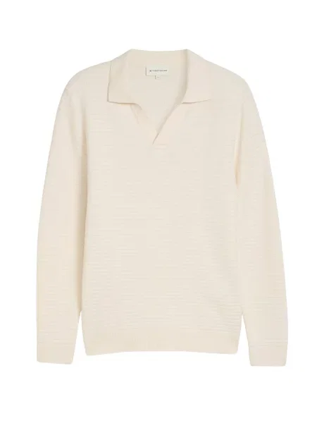 TOM TAILOR Pulover lână alb