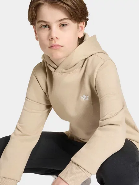 Adidas Originals кофта з капюшоном дитяча з бавовною